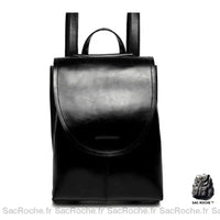Sac à dos cuir femme, tendance - modèle Noir - Sac Roche ™