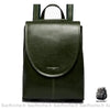 Sac À Dos Cuir Femme Tendance Vert Sac