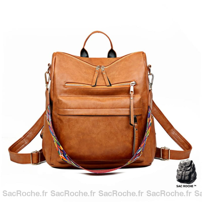 Sac À Dos Cuir Femme Transformable Bohème Sac A Dos Femme