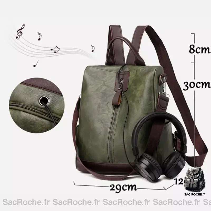 Sac À Dos Cuir Femme Trendy Sac