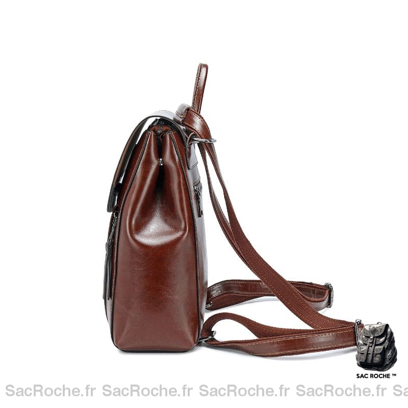 Sac À Dos Cuir Femmes Bandoulière Petit Dos Femme