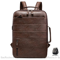 Sac à Dos Cuir Homme Ordinateur 15