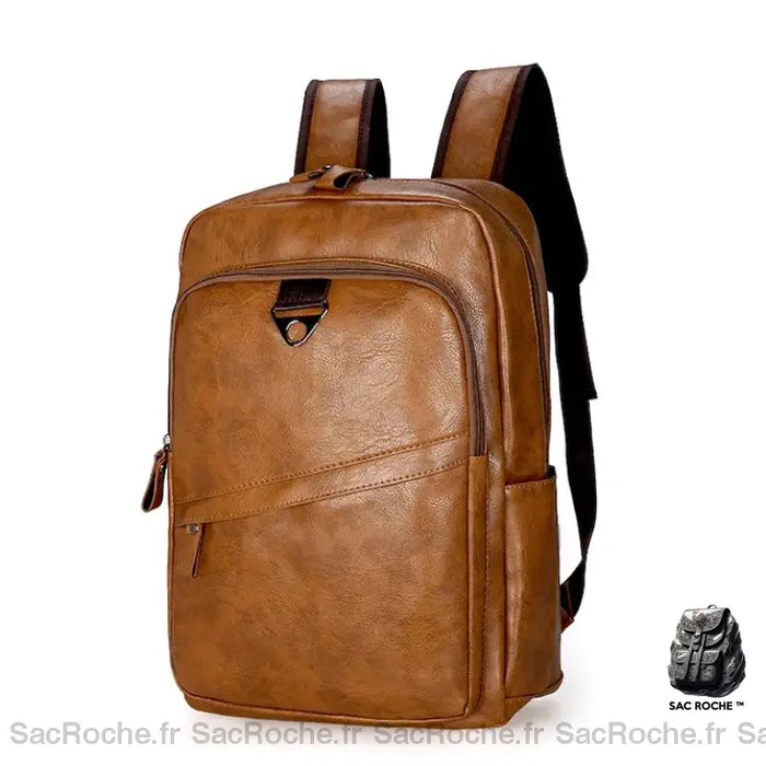 Sac À Dos Cuir Homme Ordinateur Sac En
