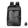 Sac À Dos Cuir Homme Ordinateur Noir Sac En