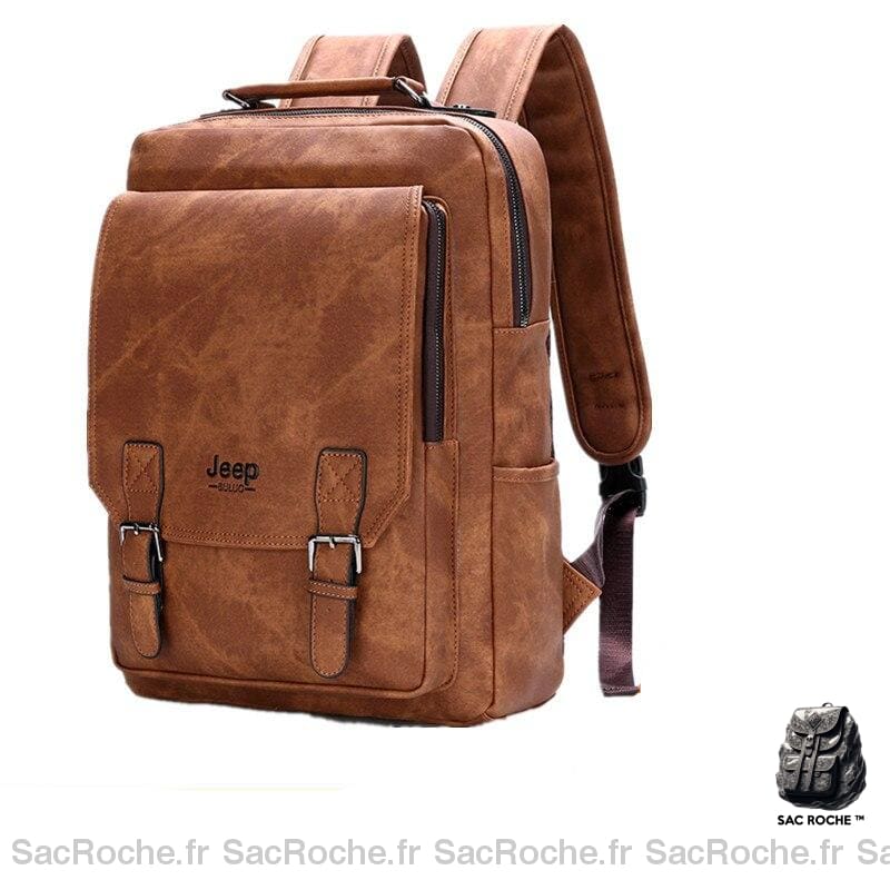 Sac À Dos Cuir Homme Trend