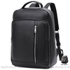 Sac À Dos Cuir Noir - 15 Ordinateur Homme Dos En Cuir