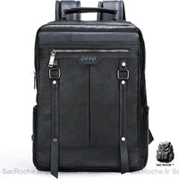 Sac à dos cuir noir chic - Sac Roche ™