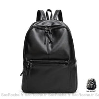 Sac à dos cuir noir femme - Sac Roche ™