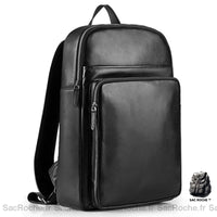 Sac à dos cuir noir homme chic - Sac Roche ™