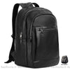 Sac À Dos Cuir Noir Pour Ordinateur 14 - Homme Dos En Cuir