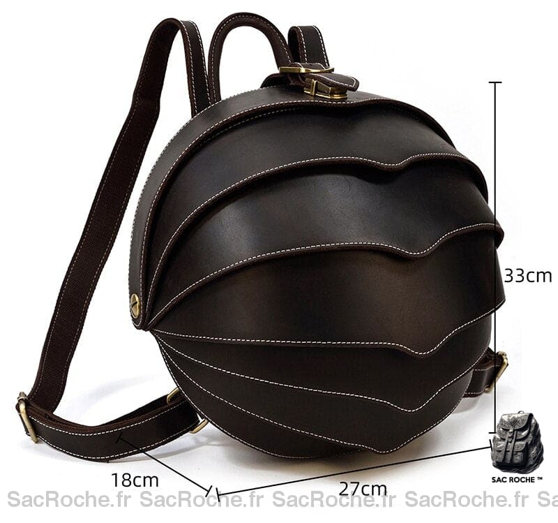 Sac À Dos Cuir Scarabées Femme