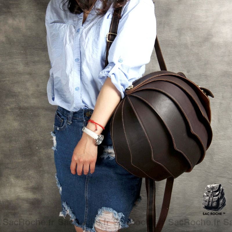 Sac À Dos Cuir Scarabées Femme