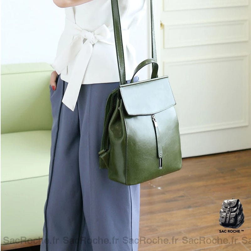 Sac À Dos Cuir Vintage Femme Petit Dos Femme