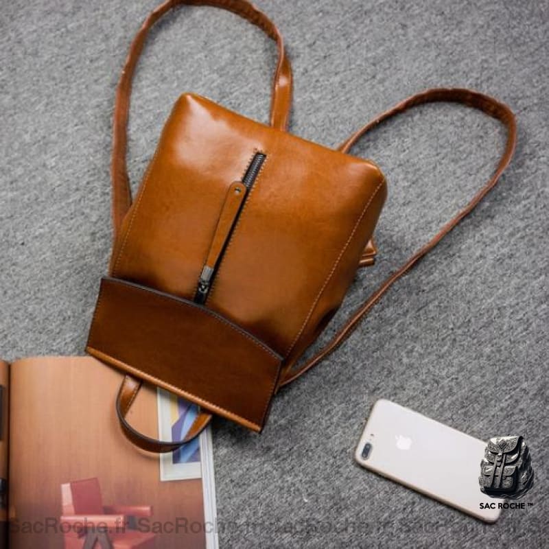 Sac À Dos Cuir Vintage Femme Petit Dos Femme