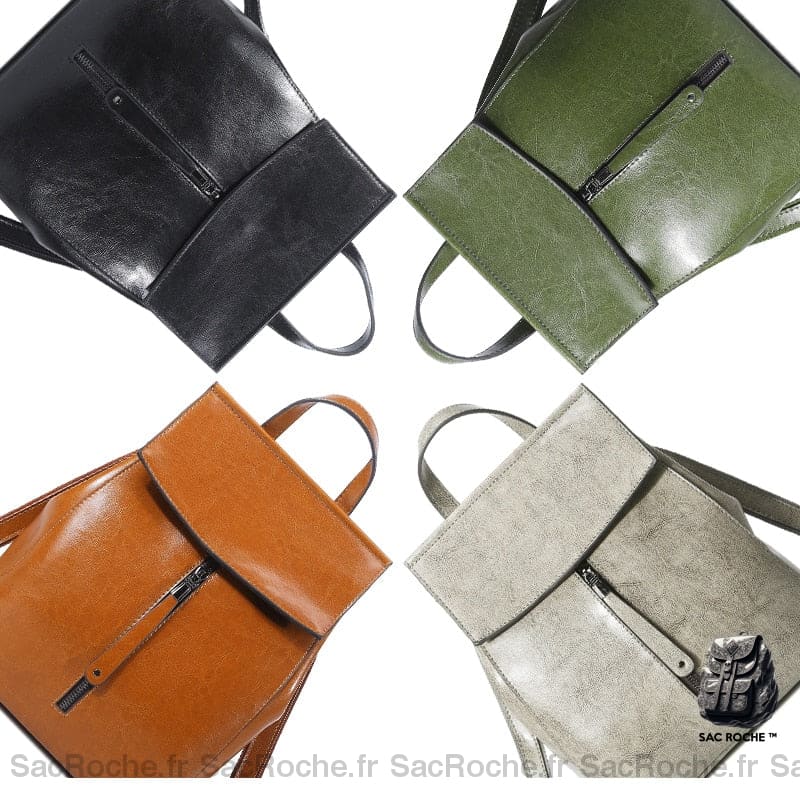 Sac À Dos Cuir Vintage Femme Petit Dos Femme