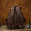Sac À Dos Cuir Vintage Multi-Poches Homme