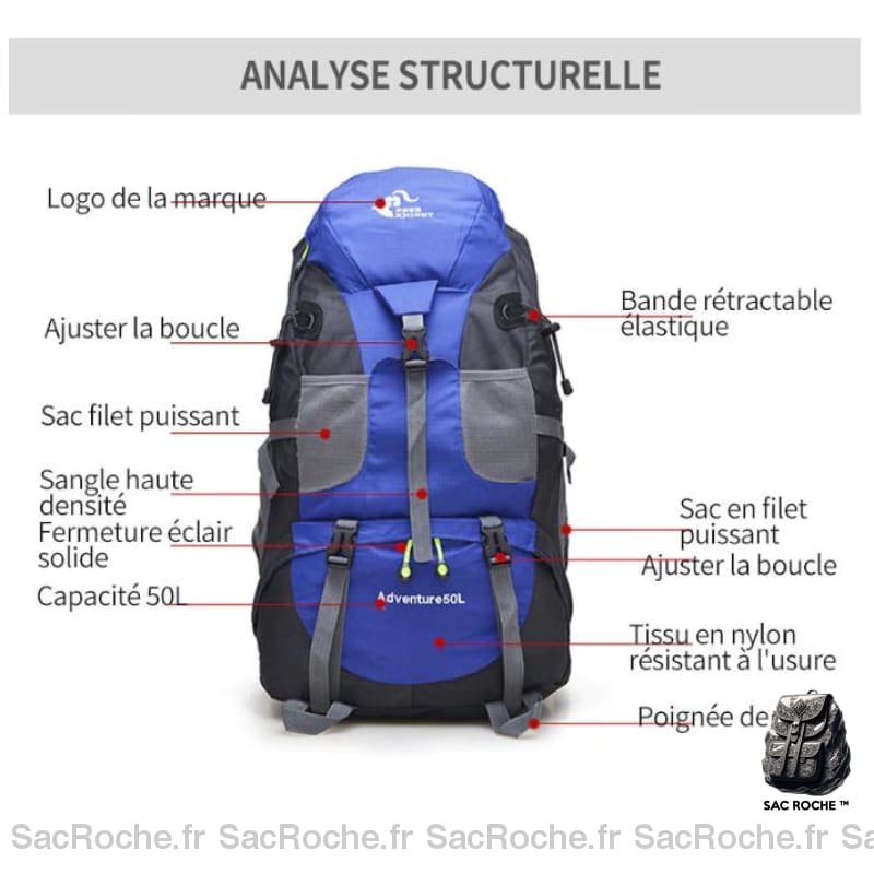 Sac À Dos De Randonnée 50L - Explorer Sport