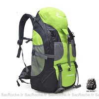 Sac à dos de randonnée 50L - Explorer - modèle Vert - Sac Roche ™