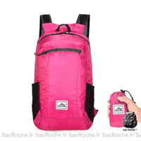 Sac à dos de ski pliable, léger - modèle Rose - Sac Roche ™