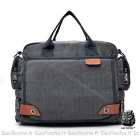 Sac à dos de voyage compact - modèle Gris - Sac Roche ™