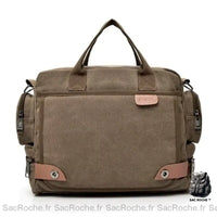 Sac à dos de voyage compact - modèle Marron - Sac Roche ™