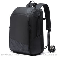 Sac À Dos De Voyage Extensible Pc 17 Pouces Noir Noir Sacs Bange