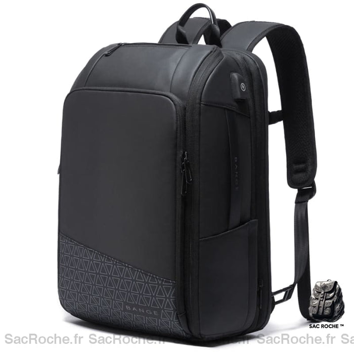 Sac À Dos De Voyage Extensible Pc 17 Pouces Noir Noir Sacs Bange