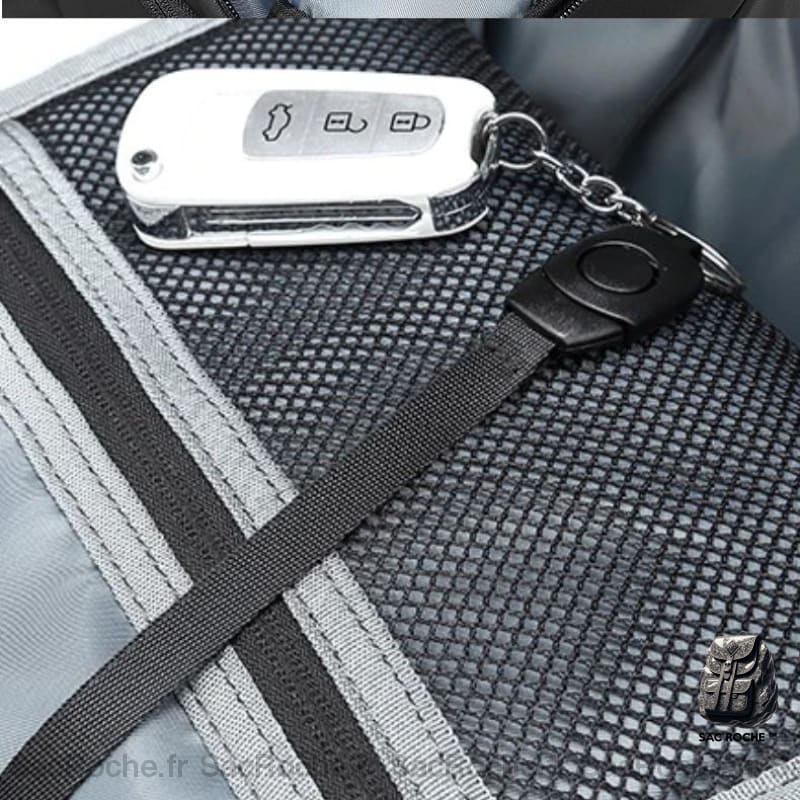 Sac À Dos De Voyage Pvc Noir Sac