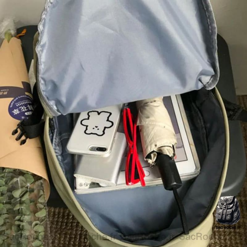 Sac À Dos Décontracté En Nylon Femme