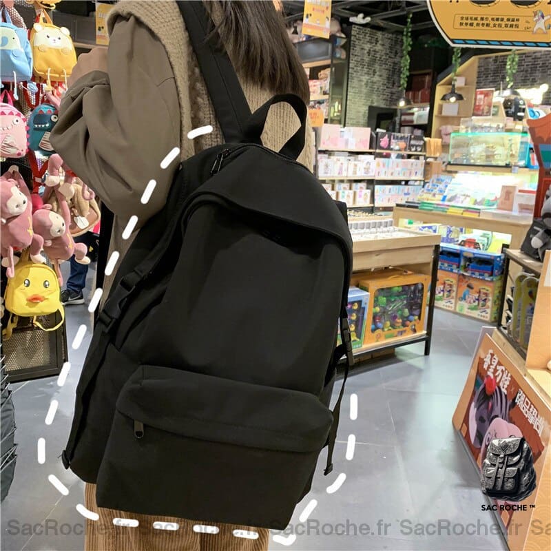 Sac À Dos Décontracté En Nylon Femme