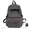 Sac à dos style décontracté en nylon - Gris - Sac à dos Sac à dos scolaire
