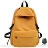 Sac à dos style décontracté en nylon - Jaune - Sac à dos Sac à dos scolaire