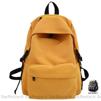 Sac à dos décontracté en nylon - modèle Jaune - Sac Roche ™