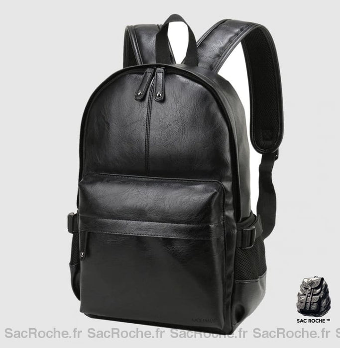 Sac à dos en cuir décontracté pour homme - Sac à dos scolaire Sac à dos