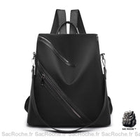 Sac à dos design maman tendance - modèle Noir - Sac Roche ™