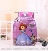Sac à dos dessin animé pour fille et garçon - Mauve - Sac à dos scolaire Sac à dos fille