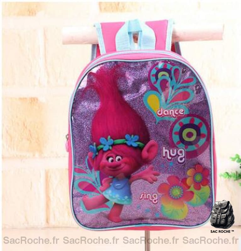 Sac à dos dessin animé pour fille et garçon - Violet - Sac à dos scolaire Sac à dos