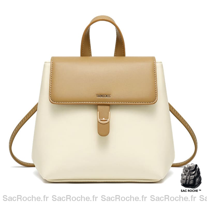 Sac À Dos Dété Chic Mini Beige Sac Main Femme