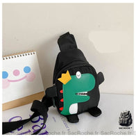 Sac à dos dinosaure enfant - modèle Noir - Sac Roche ™