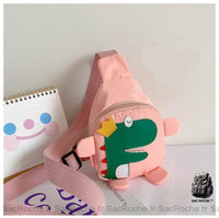Sac à dos dinosaure enfant - modèle Rose - Sac Roche ™
