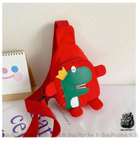 Sac à dos dinosaure enfant - modèle Rouge - Sac Roche ™