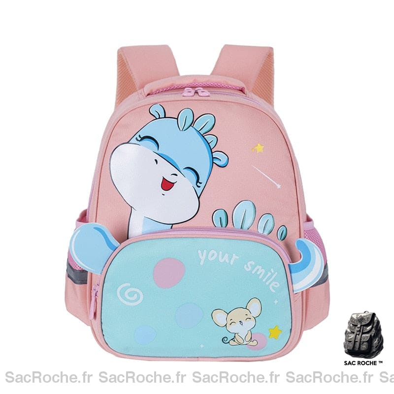 Sac à dos de dessin animé dinosaure pour petite fille