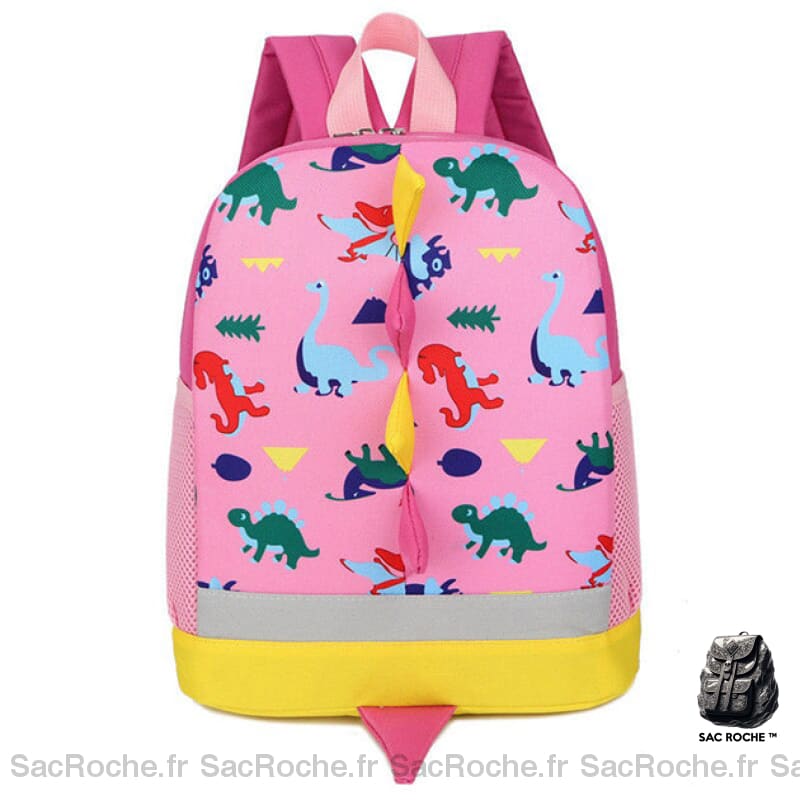 Sac À Dos Dinosaure Maternelle Mixte Rose Sacs Dos Scolaire