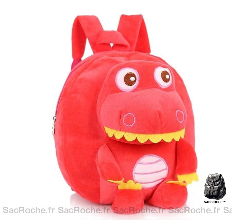 Sac À Dos Dinosaure Polaire Rouge Enfant