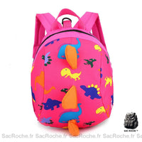 Sac à dos Dinosaure Préscolaire & Maternelle - modèle Rose - Sac Roche ™