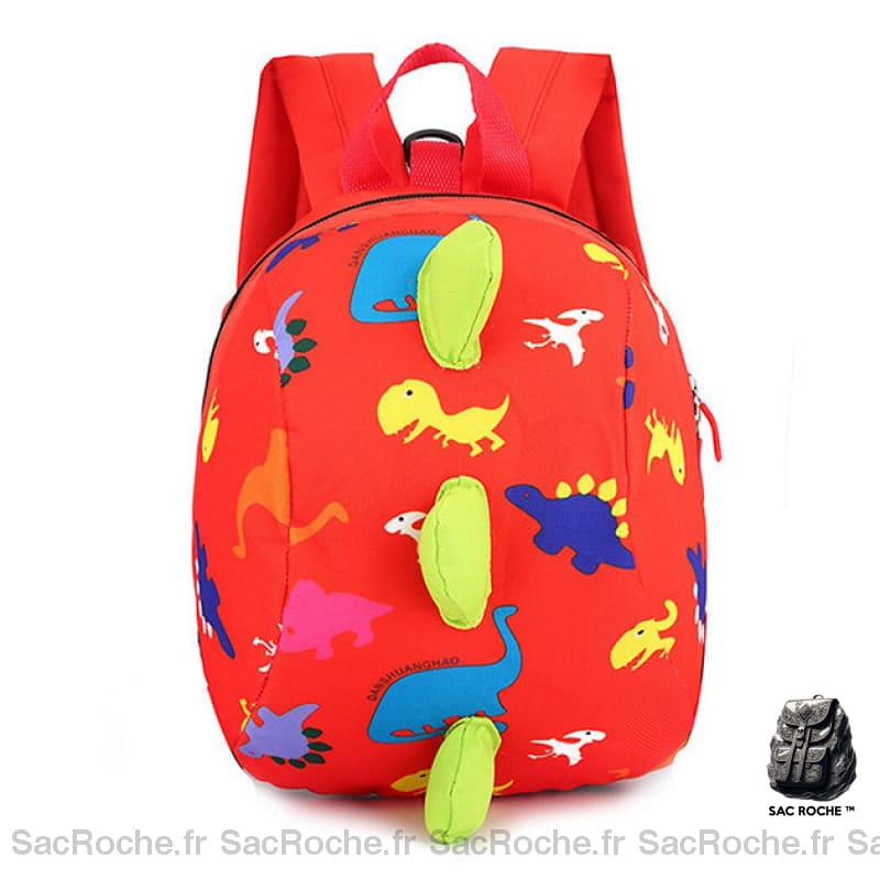 Sac À Dos Dinosaure Préscolaire & Maternelle Rouge Sacs Scolaire