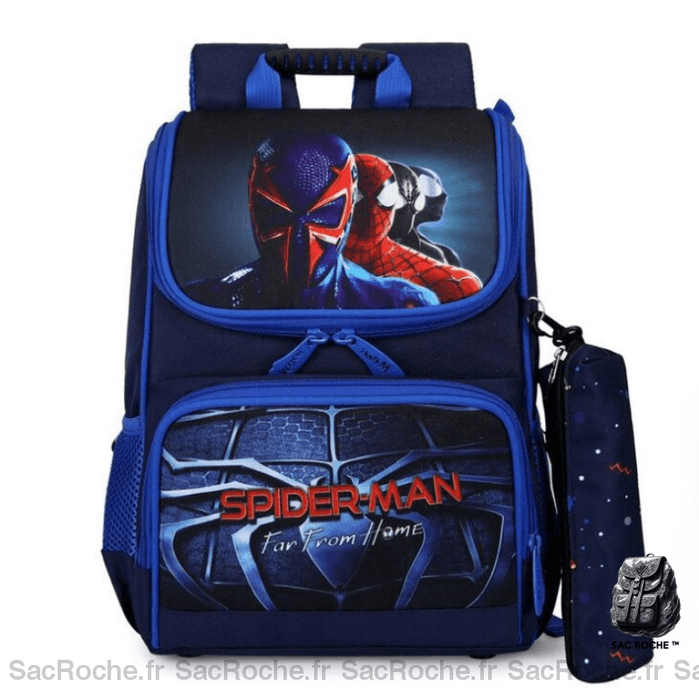 Sac à dos Disney de grande capacité pour enfants - Bleu marine - Sac à dos Lightning McQueen