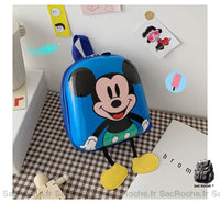 Sac à dos Disney enfant - Mickey/Minnie - modèle Bleu - Sac Roche ™