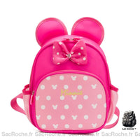 Sac à dos Disney rose à pois - Sac Roche ™