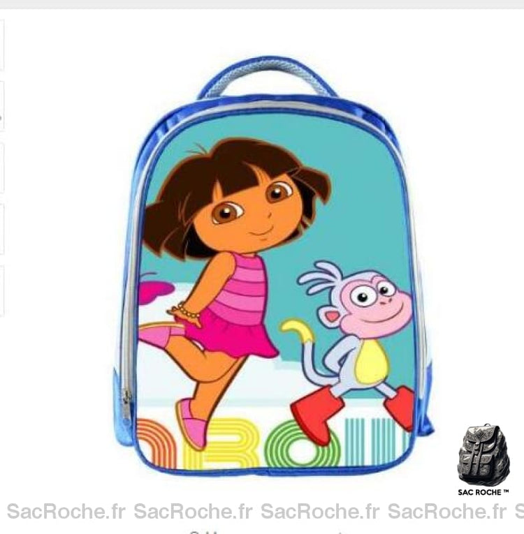 Figurine Dora L'exploratrice Avec Sac à Dos - Occasion En Très Bon état - Parfait Pour Les Fans Du Dessin Animé